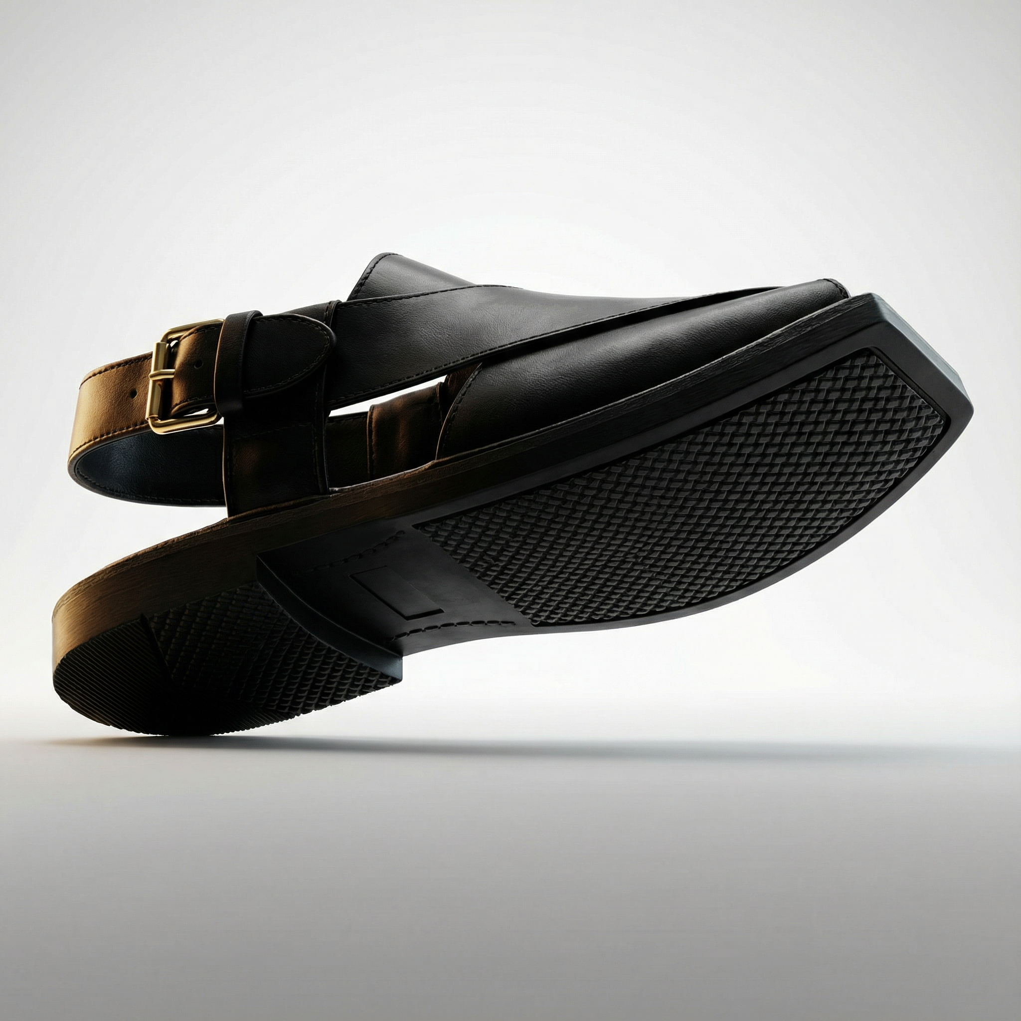 PESHAWARI SMART ZALMI CHAPAL BLACK