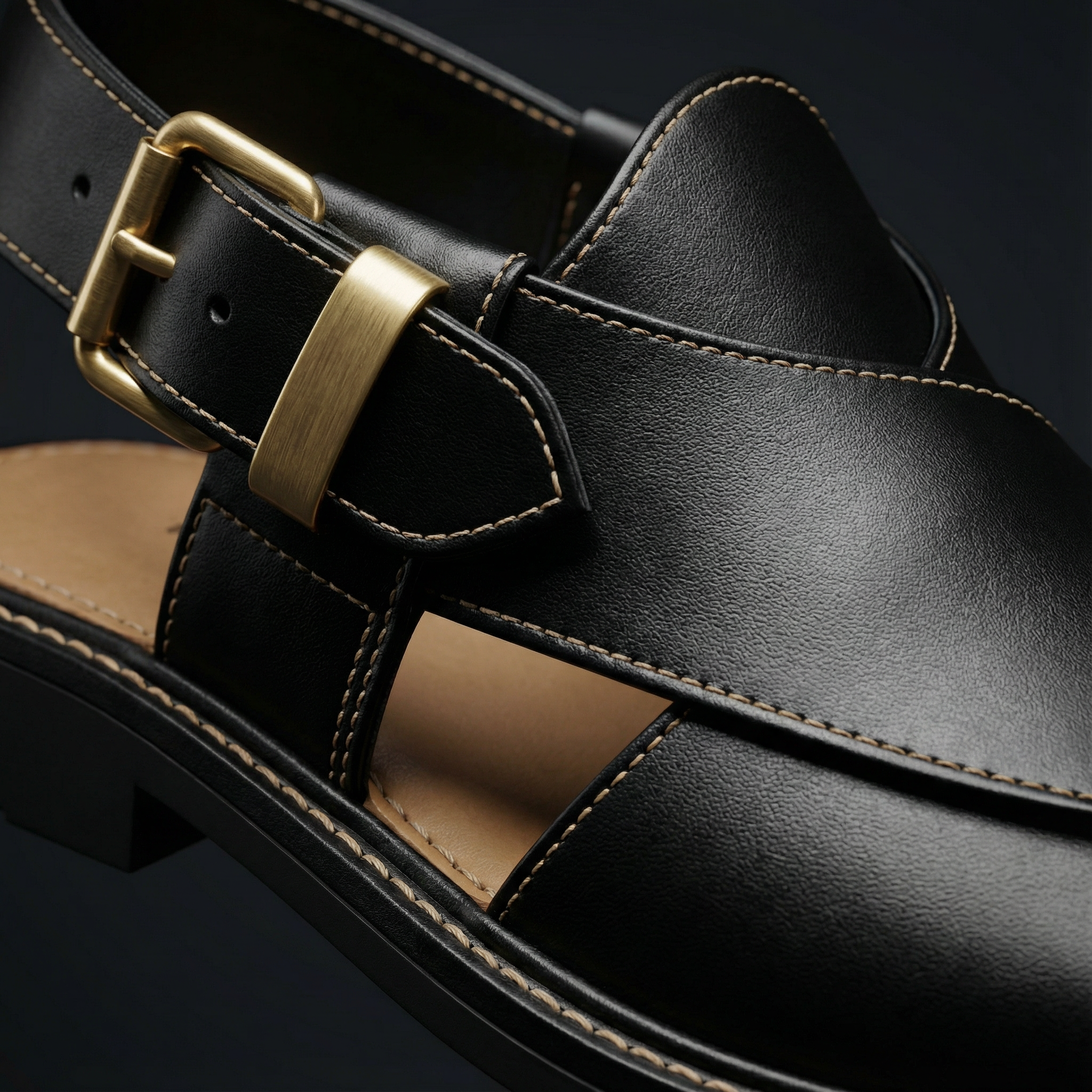 PESHAWARI SMART ZALMI CHAPAL BLACK