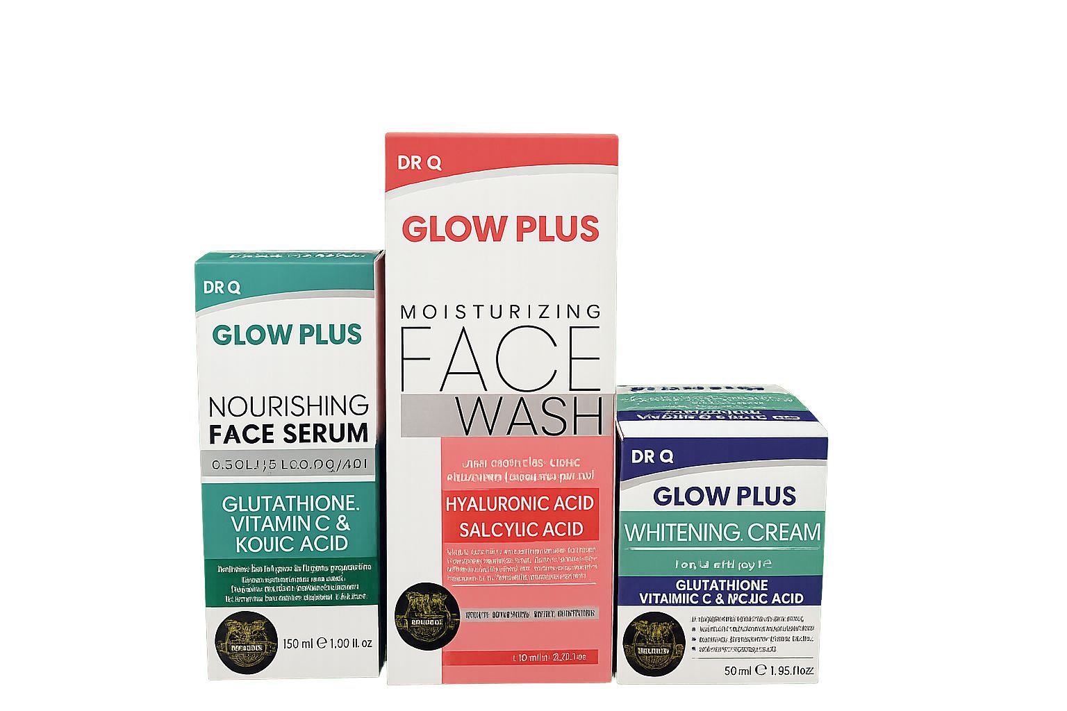 DR.Q Glow Plus Complete formula for Face Acne, Wrinkles, dots and whitening.
