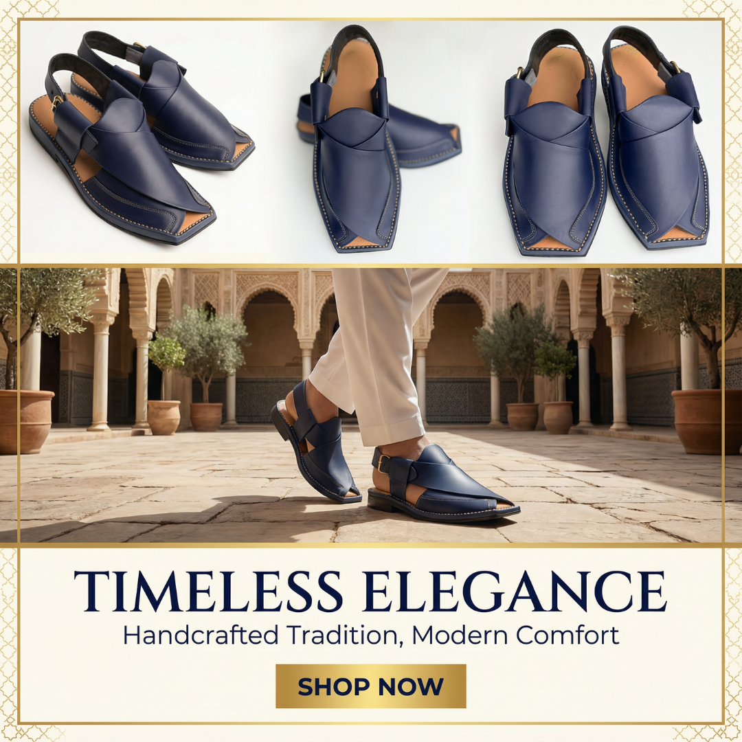 Zardari Peshawari Chapal Black